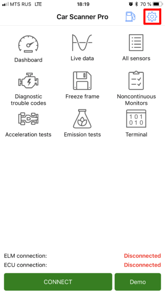 Configuring Bluetooth 4.0 (LE) connection on iPhone/iPad – Car